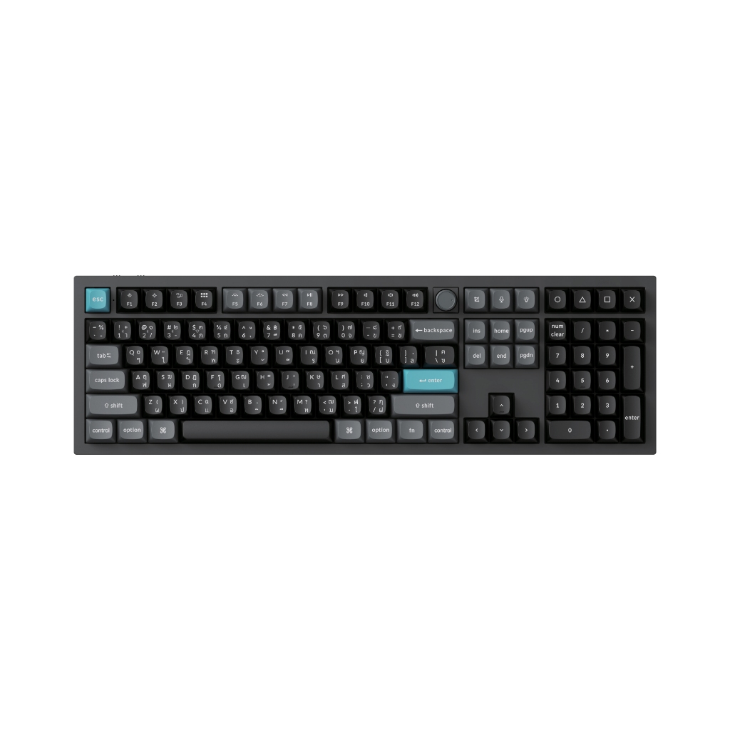 Keychron Q6 Ultra 8K wireless gaming keyboard Gasket mount ไร้สาย รูปที่ 3
