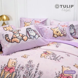 TULIP Delight ชุดผ้าปูที่นอน หมีพู ลิขสิทธิ์แท้ดิสนีย์ Disney Winnie The Pooh DLD049 ผ้าห่ม ผ้านวม ผ้าปูที่นอน