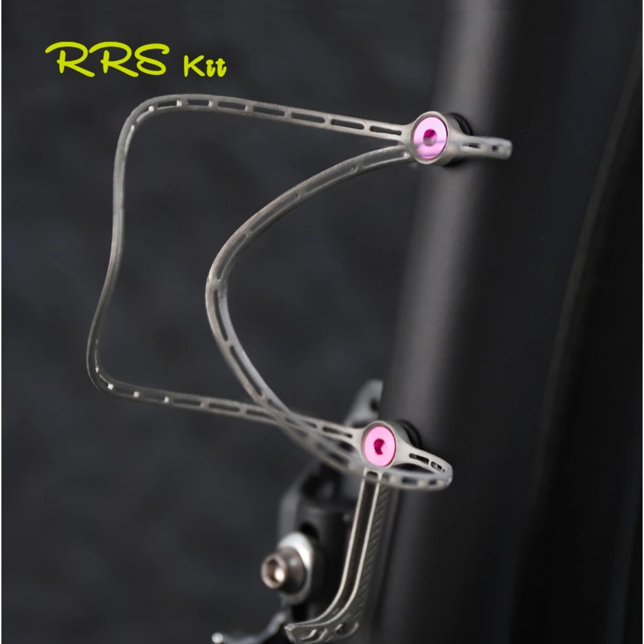 ขากระติกน้ำ RRS KIT LIGHT TITANIUM 3D / CARBON / TITANIUM BOTTLE CAGE – เบาที่สุด แกร่งที่สุด! 💨🚴‍♀️