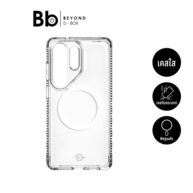เคส ITSKINS Samsung Galaxy S26 Ultra Hybrid MagSafe Clear by BB Beyond D-Box