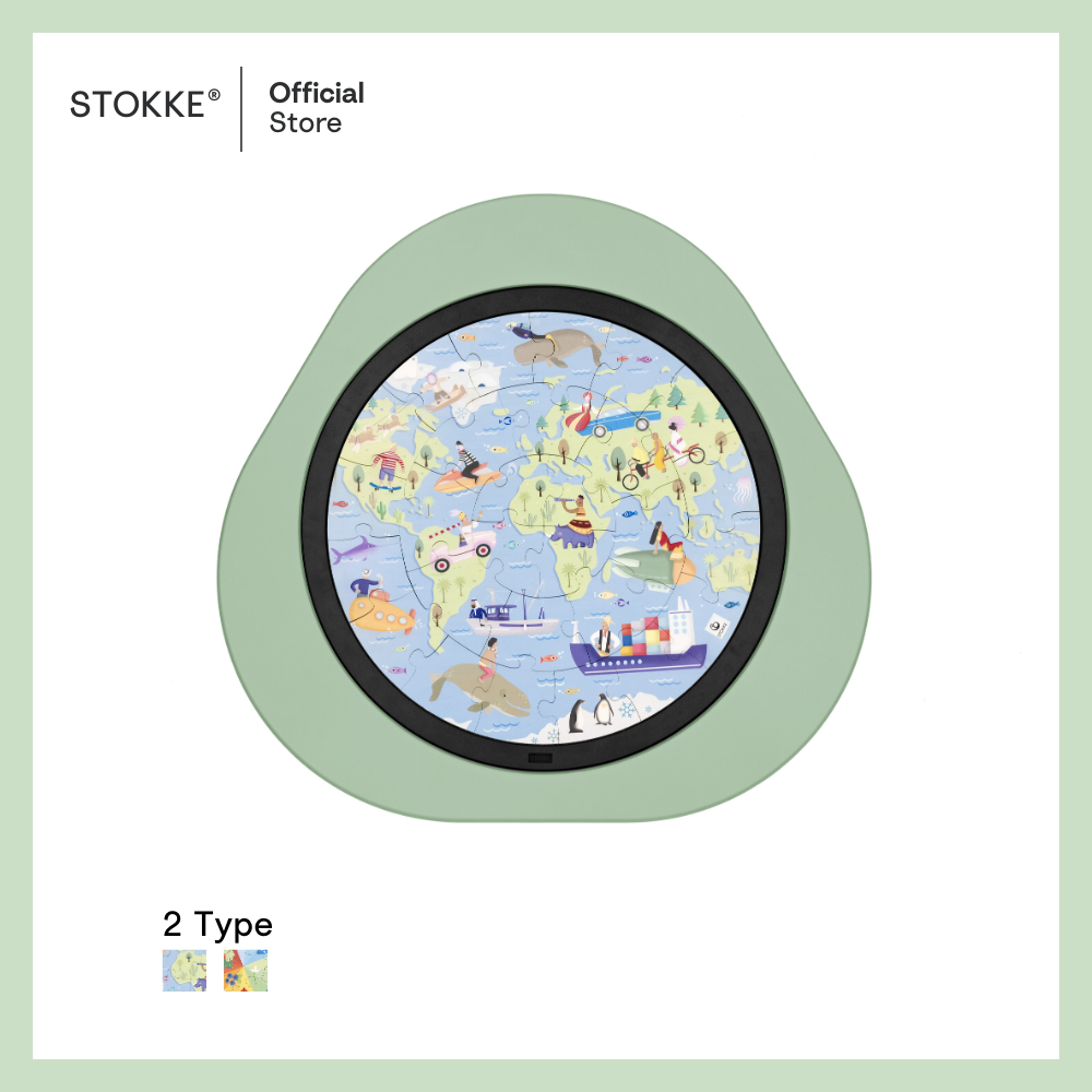 Stokke® MuTable™ Puzzle V2 จิ๊กซอว์ ของเล่น อุปกรณ์เสริมสำหรับโต๊ะเด็ก โต๊ะกิจกรรม Mutable™ รูปที่ 2