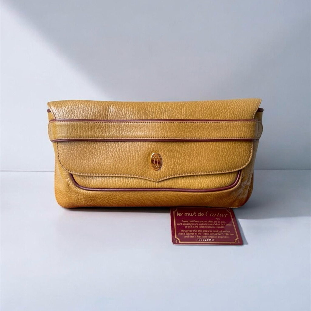 (Vintage) Cartier Clutch Bag แท้💯
