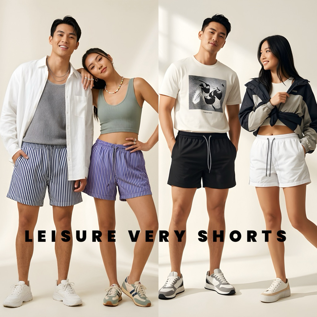 Backtobazix - Leisure Very Shorts กางเกงขาสั้นลำลอง (สั้น 14-15นิ้ว)