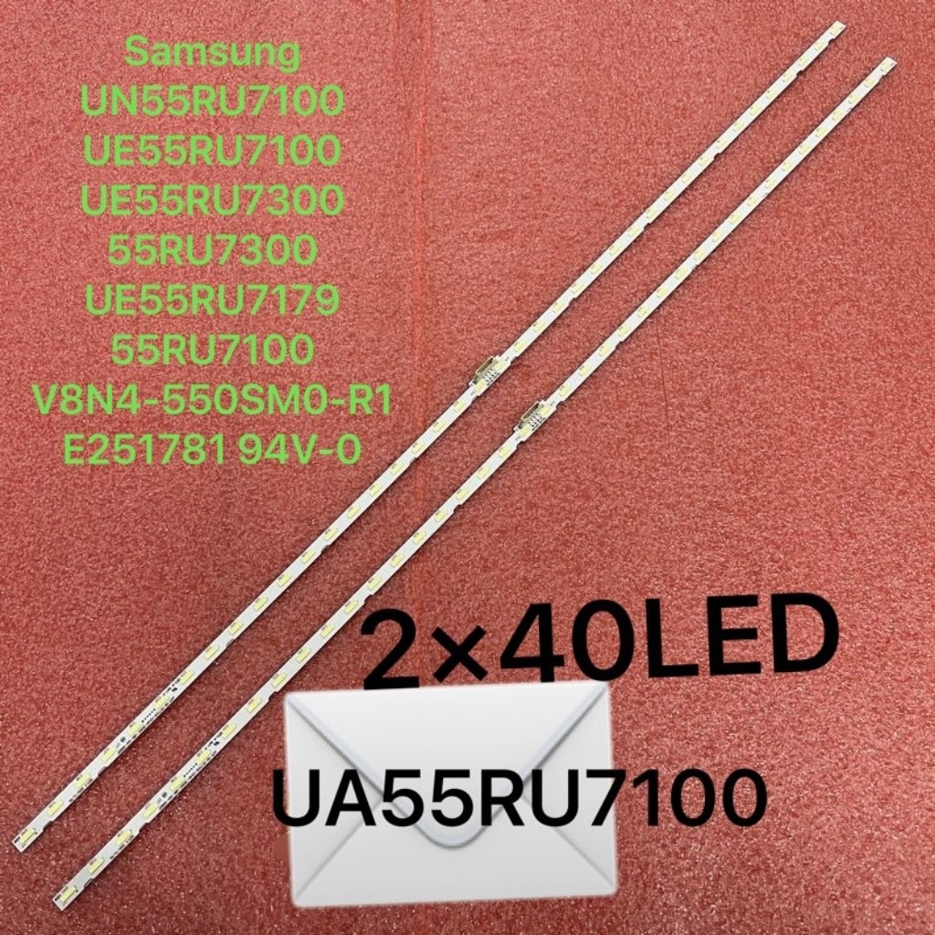 2PCS/LOT LED Backlight For Samsung UN55RU7100 UE55RU7100 UE55RU7300 55RU7300 UE55RU7179 55RU7100 V8N
