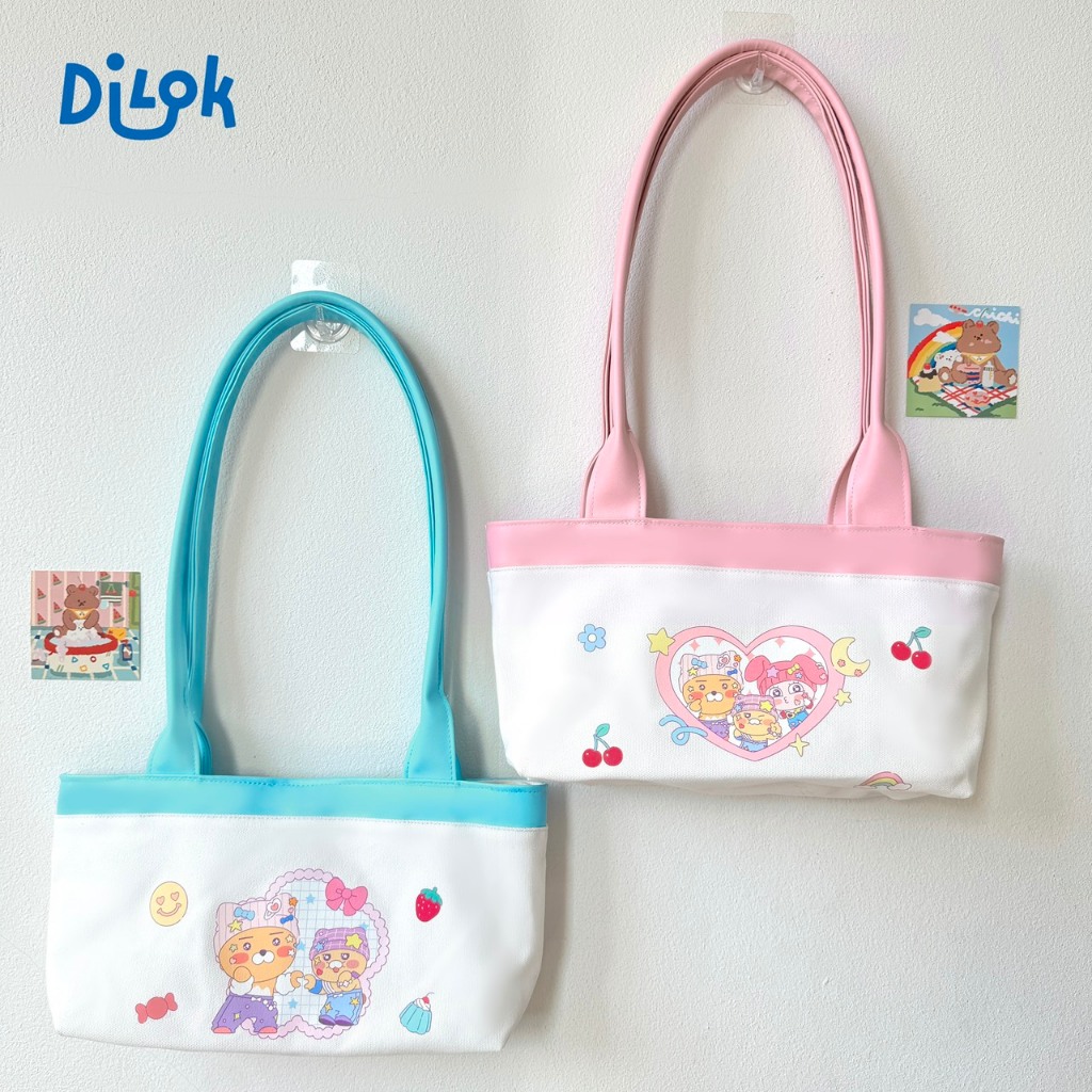 Kakao กระเป๋าผ้าแคนวาส 30x18x9 ซม. | Kakao Canvas Tote Bag