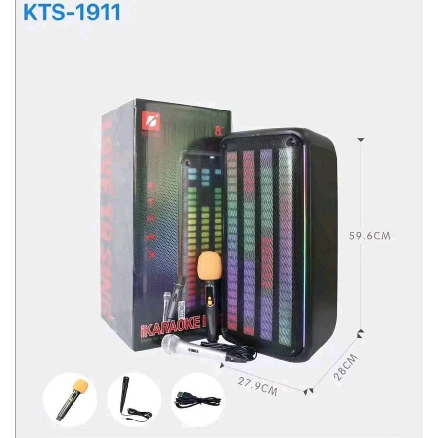 KBROAD KARAOKE PORTABLE WITH WL MIC KTS-1911