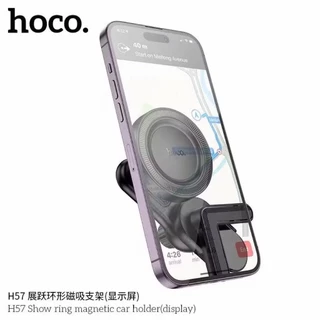 ที่ยึดติดรถยนต์แบบแม่เหล็ก Hoco H57 /H56 ที่จับมือถือ Magnetic Ring Car Holder สำหรับติดหน้าจอรถยนต์ สินค้าของแท้100%