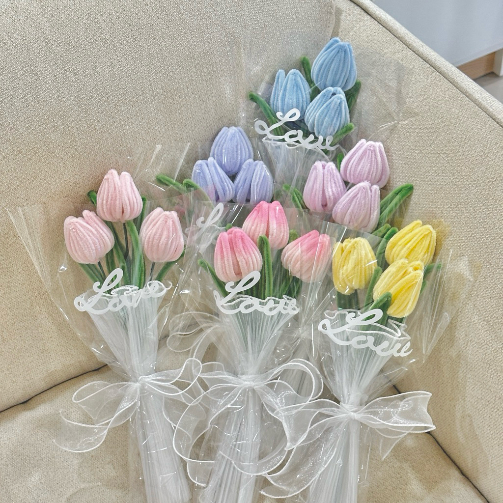 ช่อดอกทิวลิป แบบ 3 ดอก 🌷🧚✨