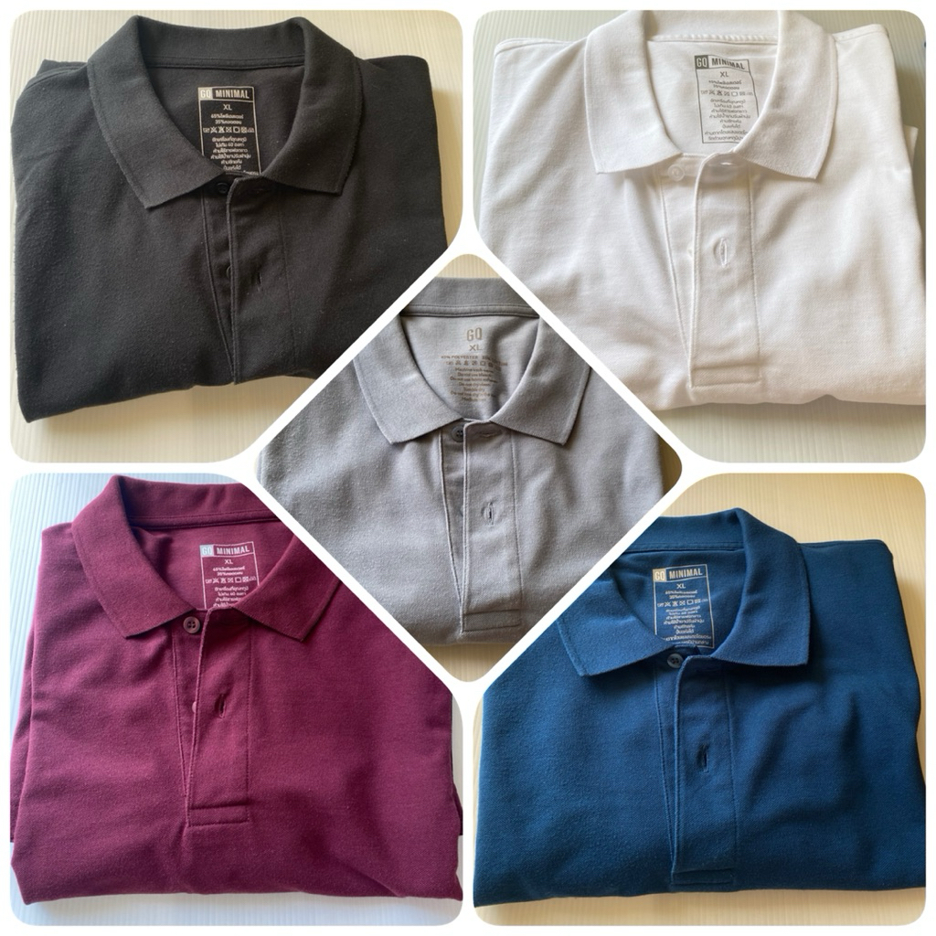 เสื้อโปโล จีคิว GQ minimal Polo มือสอง
