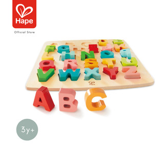 Hape Chunky Alphabet Puzzle – Wooden Uppercase Letters, 3Y+ image 1