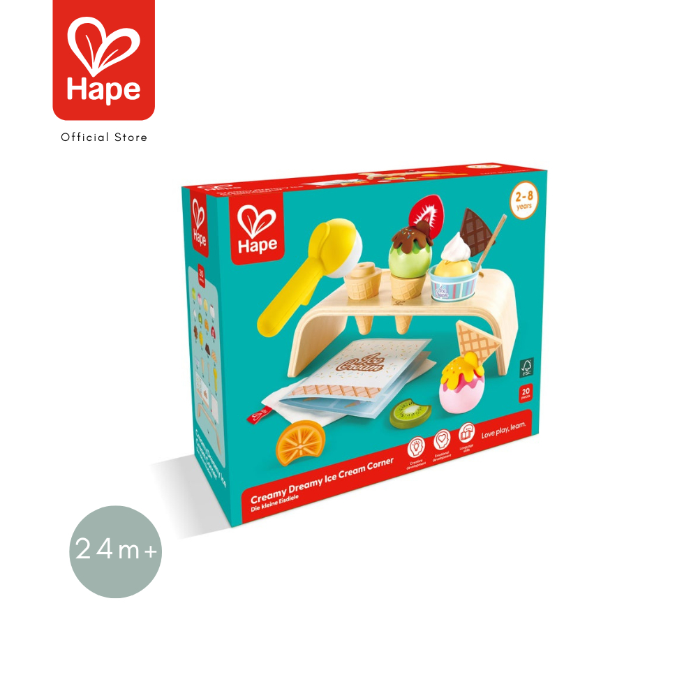 Hape Ice Cream Set	ของเล่นชุดตักไอศกรีม	24M+ รูปที่ 8