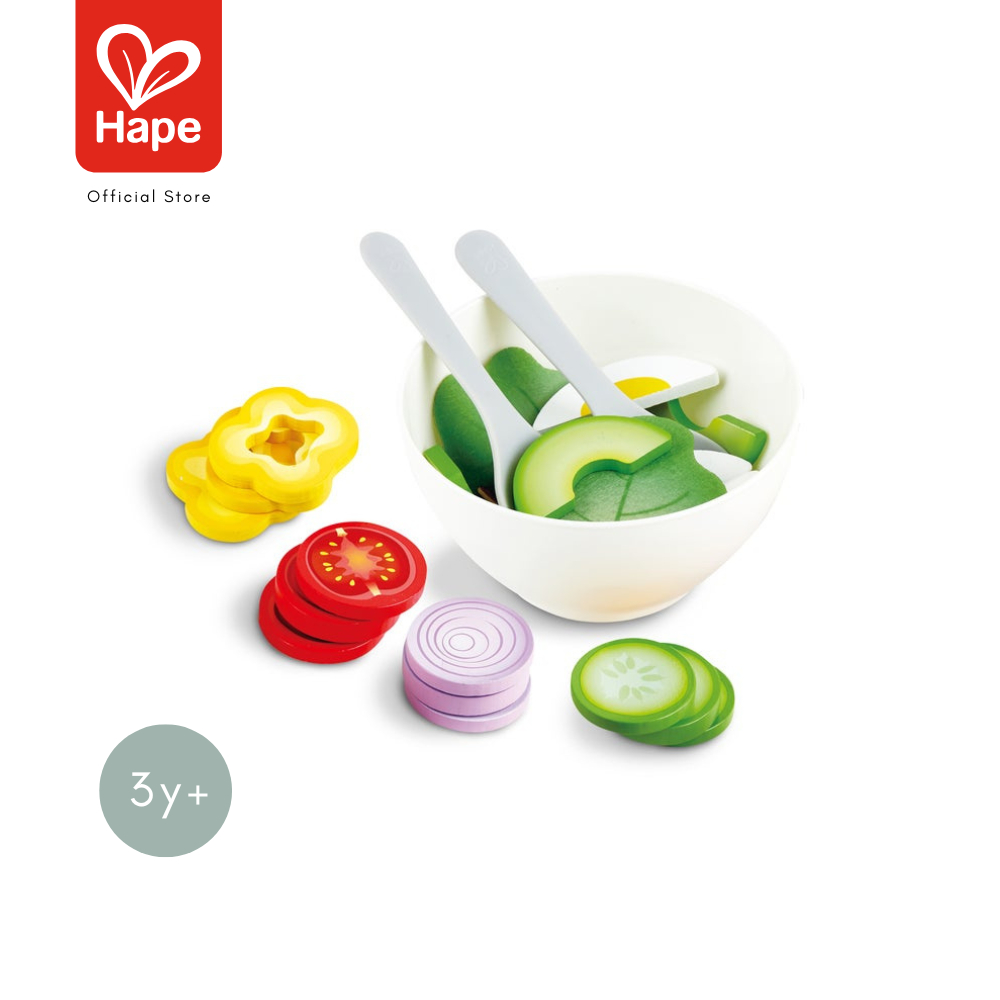 Hape Healthy Salad Playset	ชุดเซตจานสลัดผัก	3Y+ รูปที่ 6