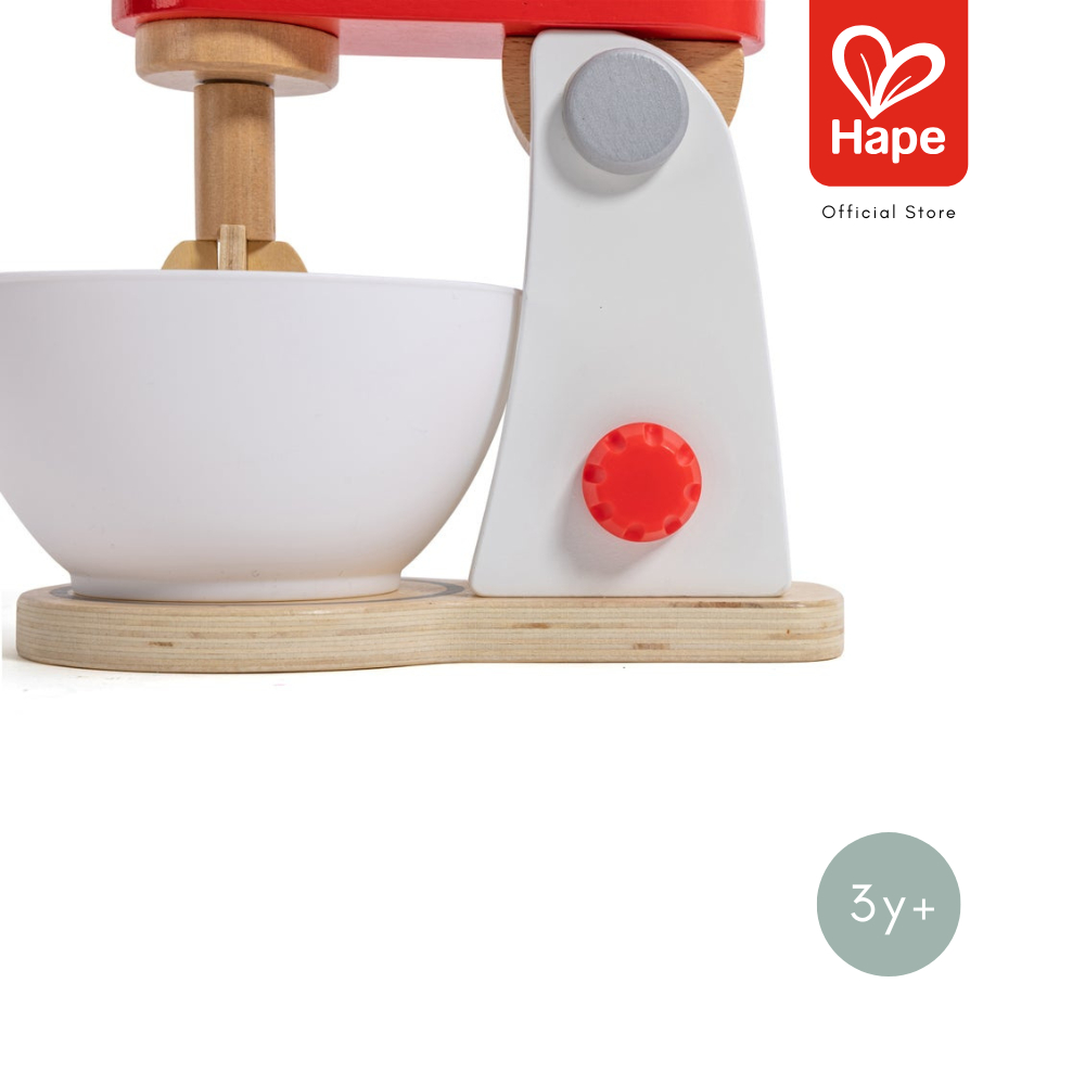 Hape Mix & Bake Blender – Wooden Play Kitchen Toy, 3Y+ image 5