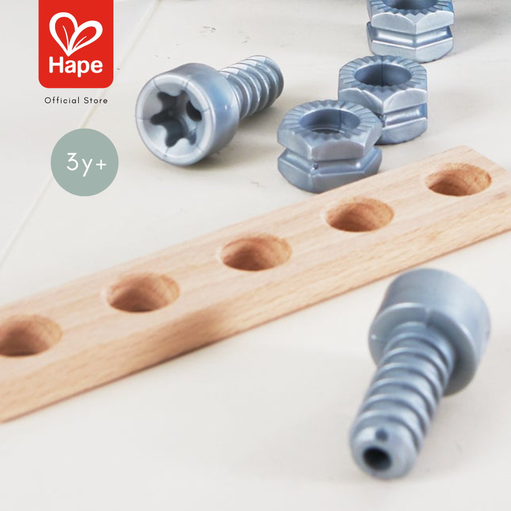 Hape - Build 'n' Drive Car Set        อุปกรณ์นักสร้าง/ซ่อมรถ พร้อมกล่อง        3Y+ รูปที่ 6