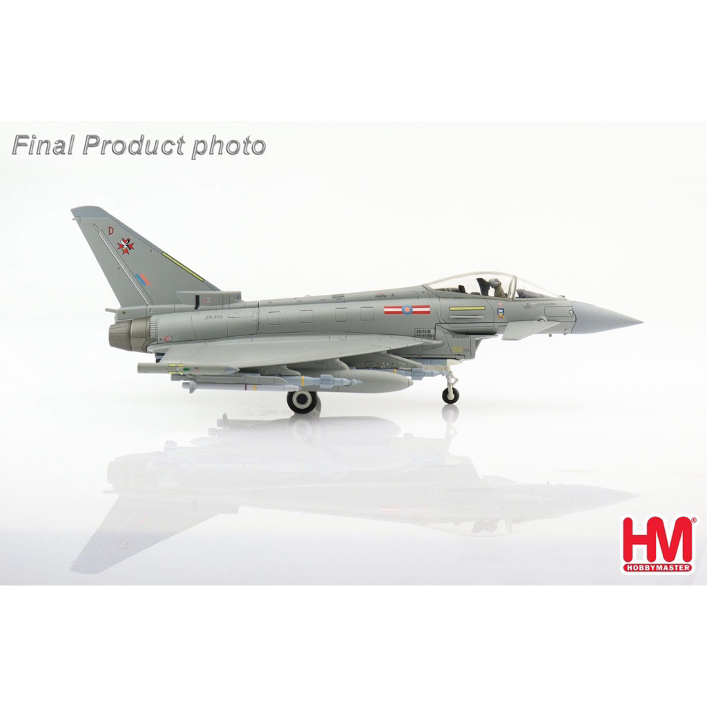 【Pre-Order】 Diecast Model Hobby Master 1:72 – Eurofighter Typhoon FGR4 ZK301/D RAF (HA6616B)