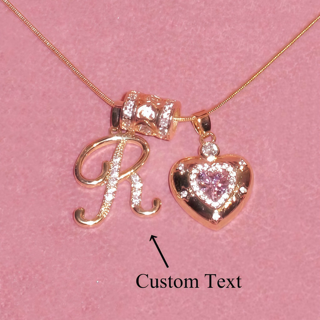 aisolovery alphabet necklace สร้อยคอตัวอักษร No.4