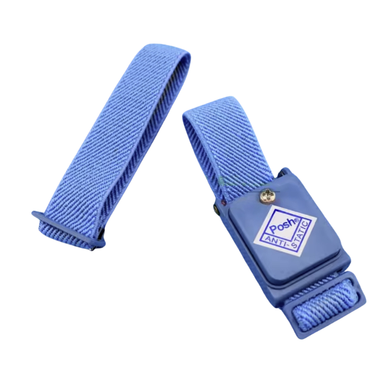 สายรัดกันไฟฟ้าสถิตย์ ไร้สาย POSH WQ89-Blue Wristband Anti-static Wireless[Blue]