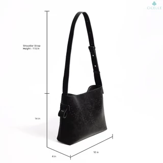 #c9989 Medium Hobo New Collection CICELLE👜แบรนด์ CICELLE (ซี-เซล) กระเป๋าสะพายข้าง กระเป๋า กระเป๋าสะพายไหล่