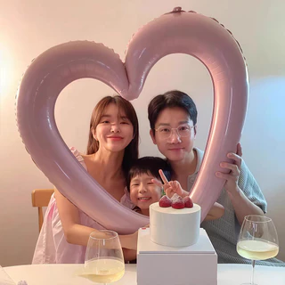 [ส่งด่วน] ลูกโป่งกรอบรูป Happy Birthday พร็อพถ่ายรูป สไตล์น่ารักๆ