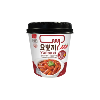 ยองพุง โยโปกิ ฮ็อตแอนด์สไปซี่ ต๊อกโบ๊กกิ คัพ 120 กรัม / Youngpoong Yopokki Hot & Spicy Topokki Cup 120 g