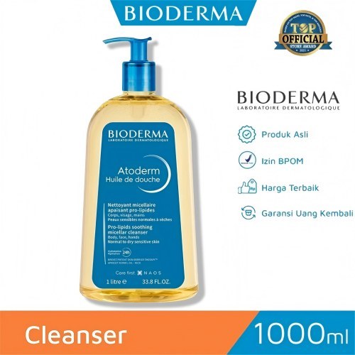 Bioderma Atoderm Huile de douche Shower Oil 1000ml
