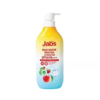 Jabs bright booster UV Protection SPF50 PA+++ แจ๊บส์ ครีมกันแดด โลชั่นกันแดด 450ml