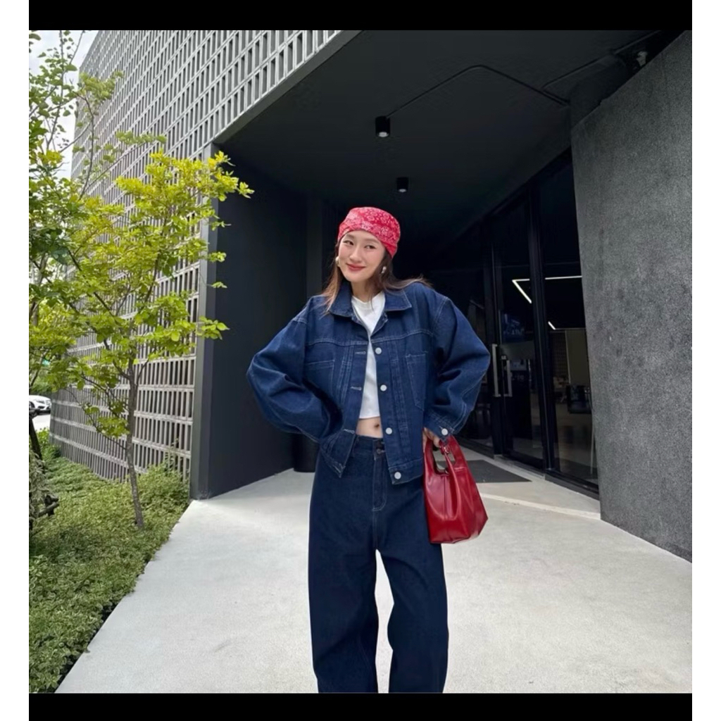 denim jacket ของ knockknockth