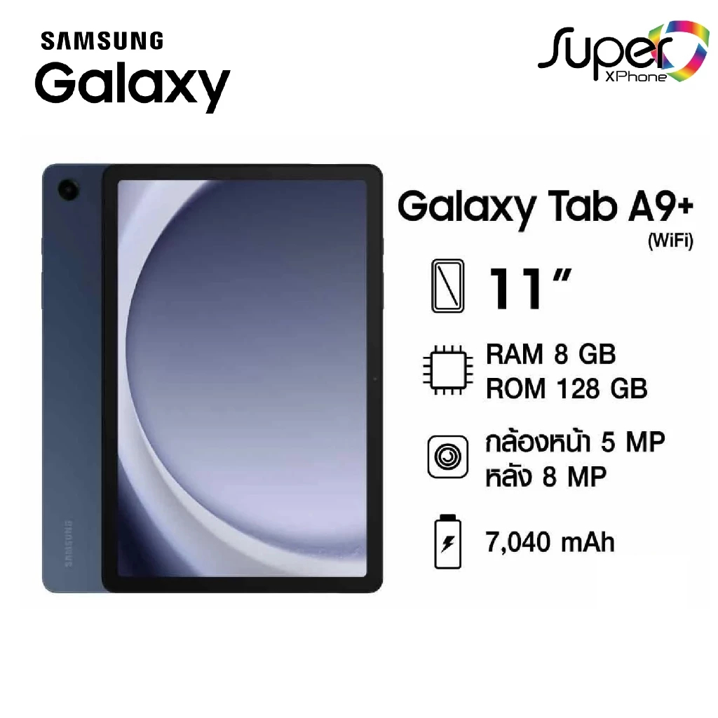Samsung Galaxy Tab A9+ Wi-Fi_X210(8+128GB) แท็บเล็ตเร็วแรง เล่นเกมลื่น(By Shopee SuperIphone1234) ds