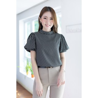 [สงกรานต์ส่งปกติ] Narinari : MT0707 Balloon Sleeve Blouse เส…