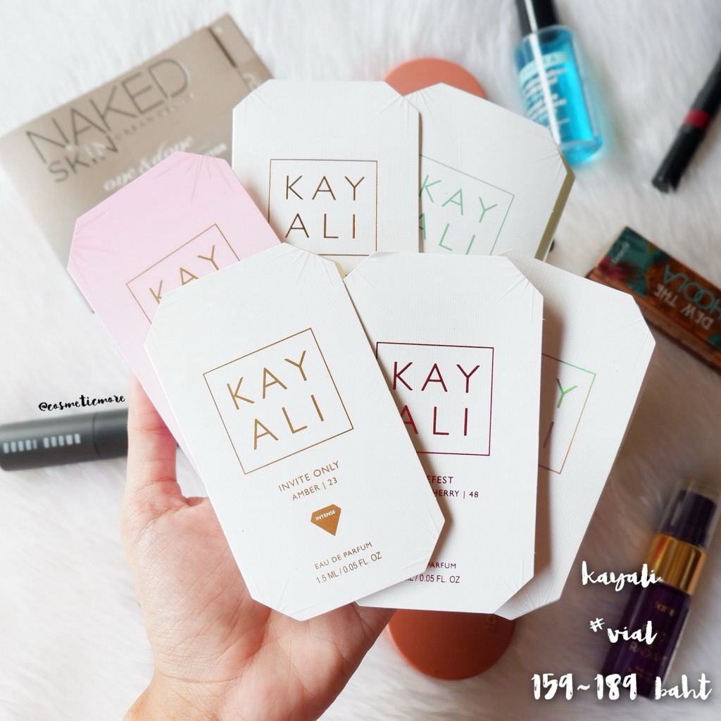 พร้อมส่ง! [รวมทุกกลิ่น/ป้ายไทย] ❤️ kayali vial EDP - vanilla/burning cherry/rose royale/amber/yum/ro