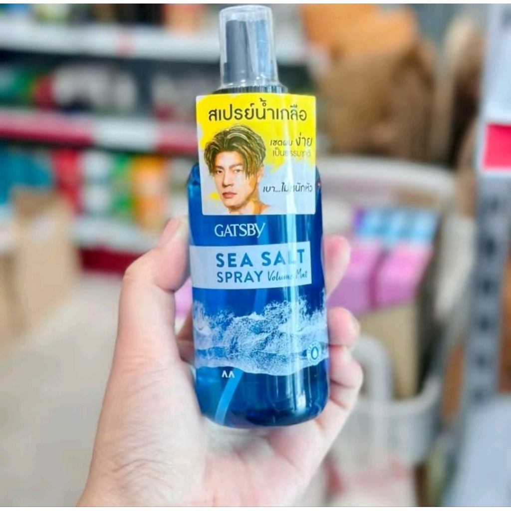 สเปรย์น้ำเกลือ แกสบี้ ซี ซอลท์ สเปรย์ วอลลุ่ม แมทท์ 145 มล. Gatsby Sea Salt Spray Volume Mat 145 ml.