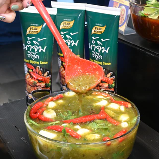 รวมรส น้ำจิ้ม สุกี้ หลอดบีบ ขนาด 330 กรัม Purefoods เพียวฟู้ดส์ น้ำจิ้มซีฟู้สด์ น้ำจิ้มแจ่ว อีสาน