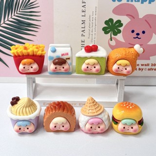 พร้อมส่ง เรซิ่น เด็กน้อยขนมหวาน 1 SET 8 ตัว