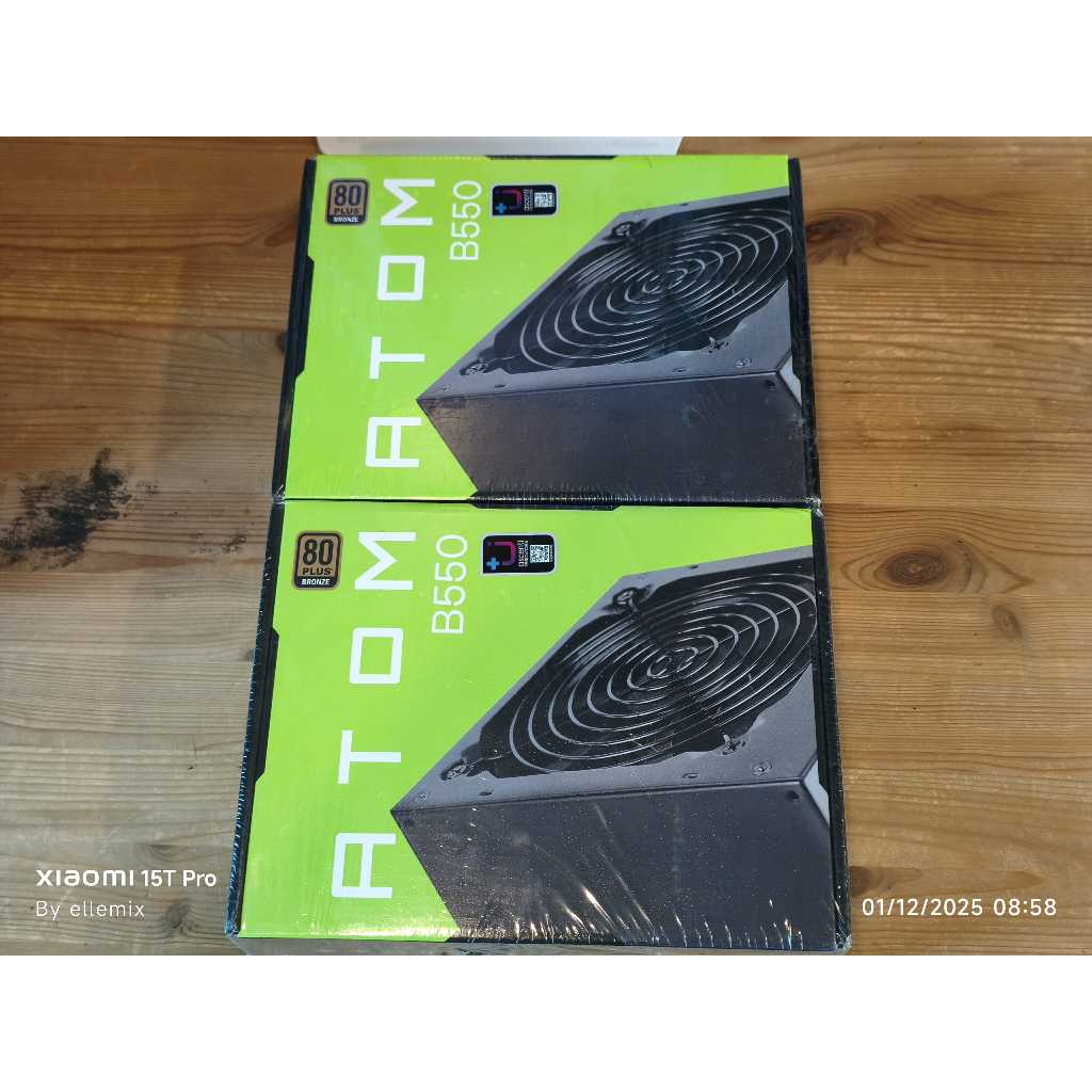 PSU ANTEC ATOM B550 - 550W 80PLUS BRONZE เพาเวอร์ของใหม่มือ1 ไม่แกะซีล ประกันศูนย์ไทย