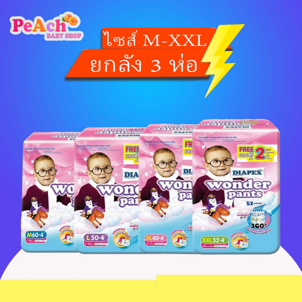 ยกลัง ไดเพ็กส์ Diapex wonder pantsไซส์ M-XXXL