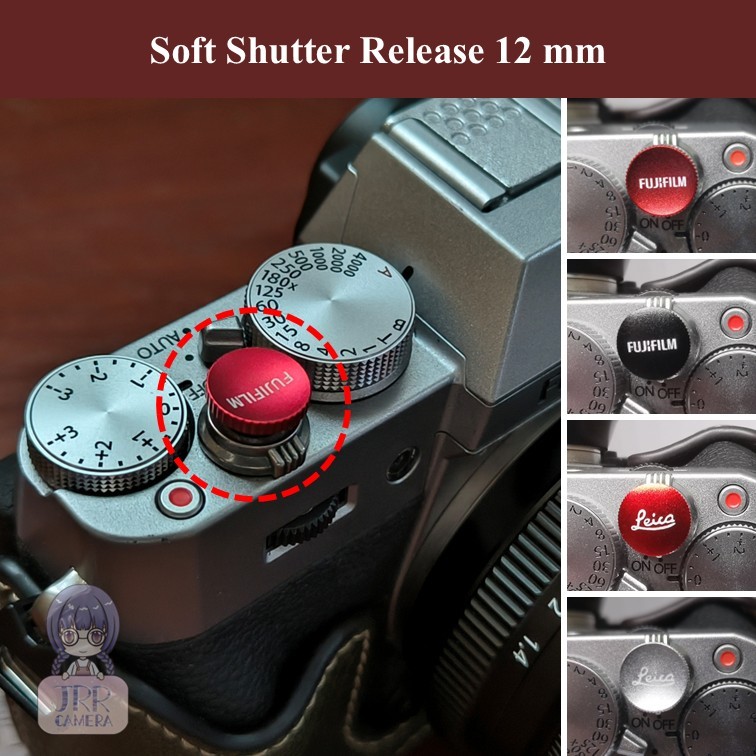 Soft Shutter Release 11 mm ลาย Leica & FUJIFILM พร้อมยาง O Ring / ปุ่ม SHUTTER ชัตเตอร์ / Soft Release Fujifilm Leica