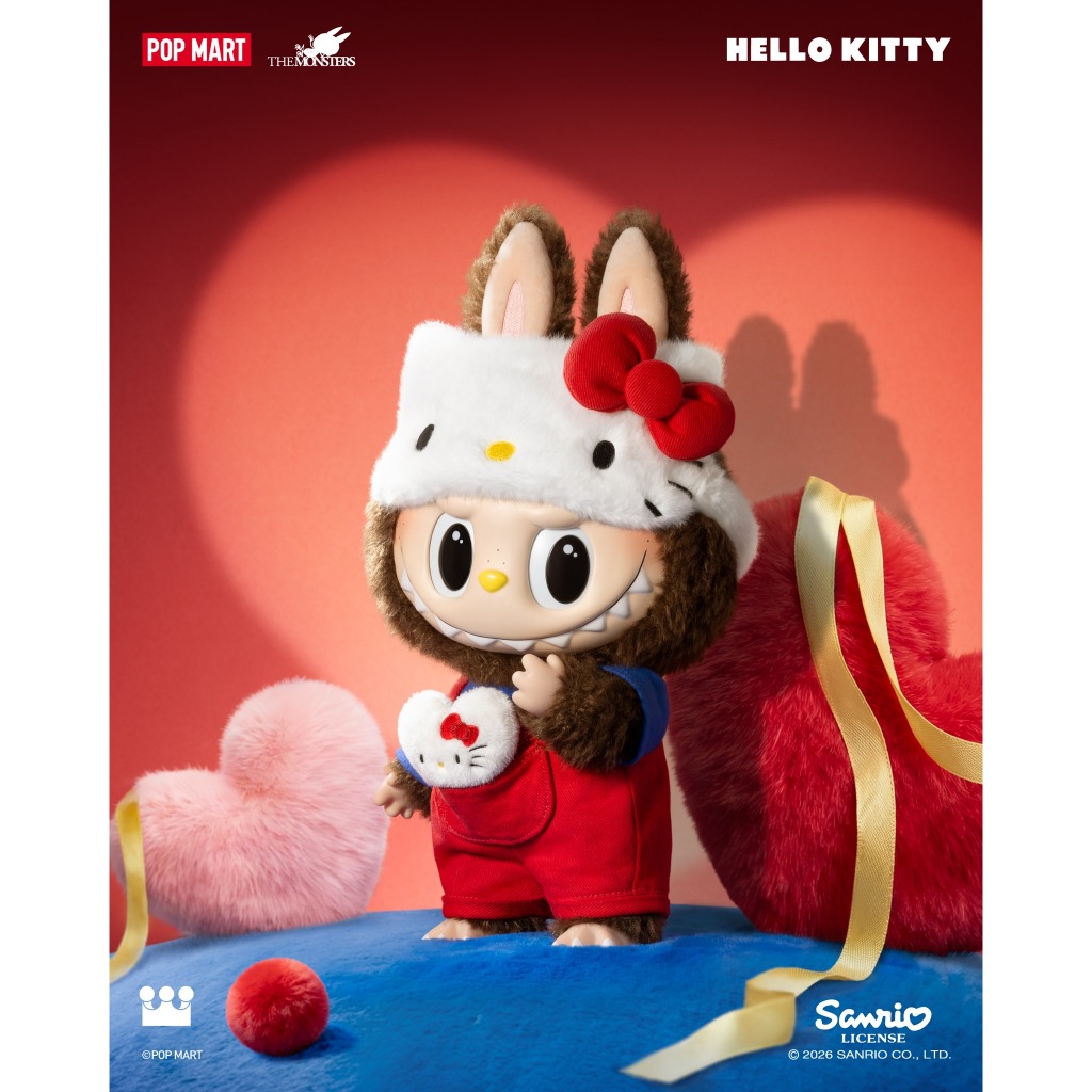 (พร้อมส่ง) THE MONSTERS × HELLO KITTY-Vinyl Plush Doll ราคา ถูกที่สุด ดีลบีเคเค แกลเลอรีภาพที่ 2