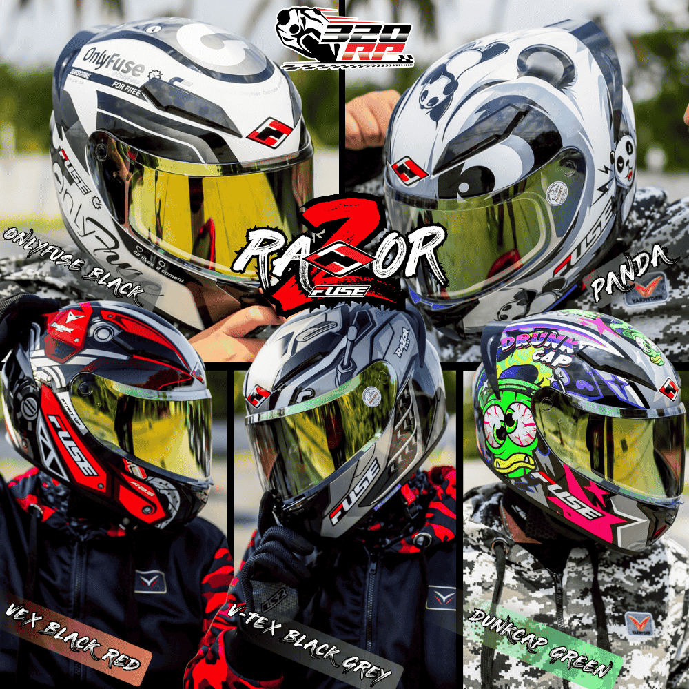 หมวกกันน็อค FUSE รุ่น RAZOR EVO ปี 2026 ส่งไว!! จาก SP.BIKE