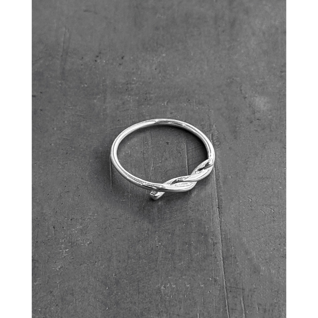 (ring) : KNOT RING SILVER925 / แหวนเงินแท้ แหวนเกลี้ยงเงินแท้925 | YOUR WISHLIST