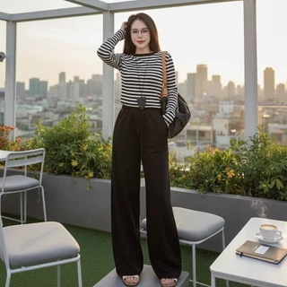DTXmarket No.C2006 ชุดเซ็ท2ชิ้น เสื้อแขนยาว+กางเกงขายาว แขนยาว ชุดเซ็ท เสื้อผ้าแฟชั่น