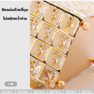 กล่องทิชชู่คริสตัล ดีไซน์สวยหรู เปิด-ปิดใช้งานง่าย เป็นของแต่งบ้าน โรงแรมได้ด้วย