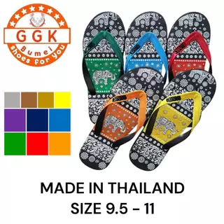 รองเท้าแตะ รองเท้าหูหนีบ #ลายช้าง Size 9.5-11