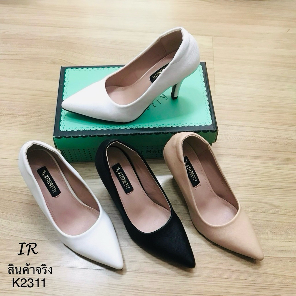พร้อมส่งในไทยส่งไว/ขนาดปกติ/3นิ้ว/รองเท้าคัทชูหนังSaffino K2311 หนังสวยงานขายดี