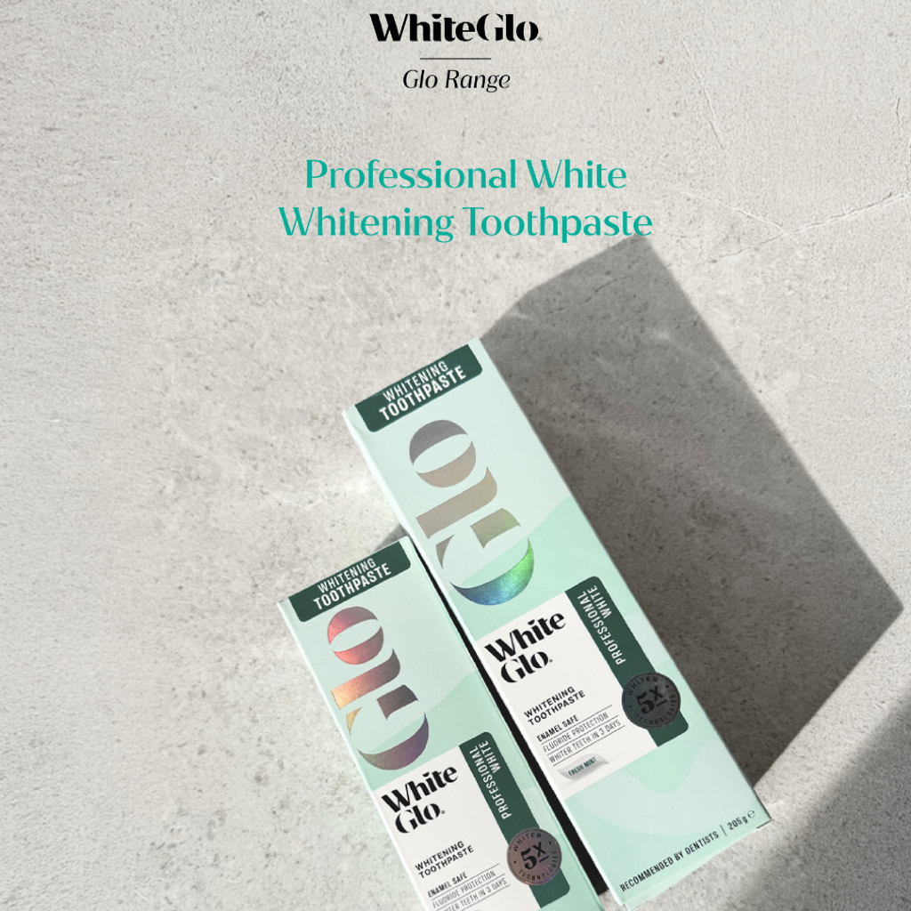 WhiteGlo Professional White Whitening Toothpaste ยาสีฟัน ปรับฟันขาวจากออสเตรเลีย พรีเมียม อ่อนโยน ใช้ได้ทุกวัน