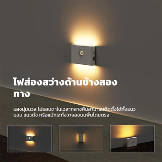 MeeDa โคมไฟเหนี่ยวนำ ไฟกลางคืนขนาดเล็ก สีอบอุ่น การดูดแม่เหล็กสามารถใช้สำหรับบันไดห้องน้ำทางเข้าประตู