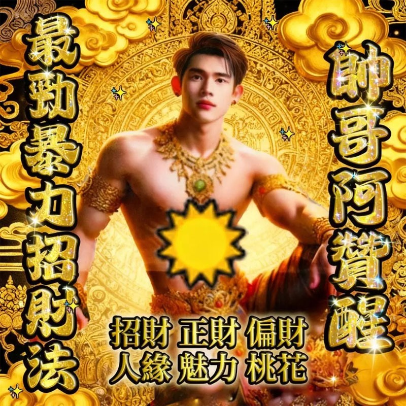 🔥泰式古珐 秘珐传承暴力招财術｜正财稳赚 Positive Wealth 偏财横财 Partial Wealth 加持人缘魅力 磁场全开 招桃花 招来甜蜜桃花 好运爆棚 Wealth Boom
