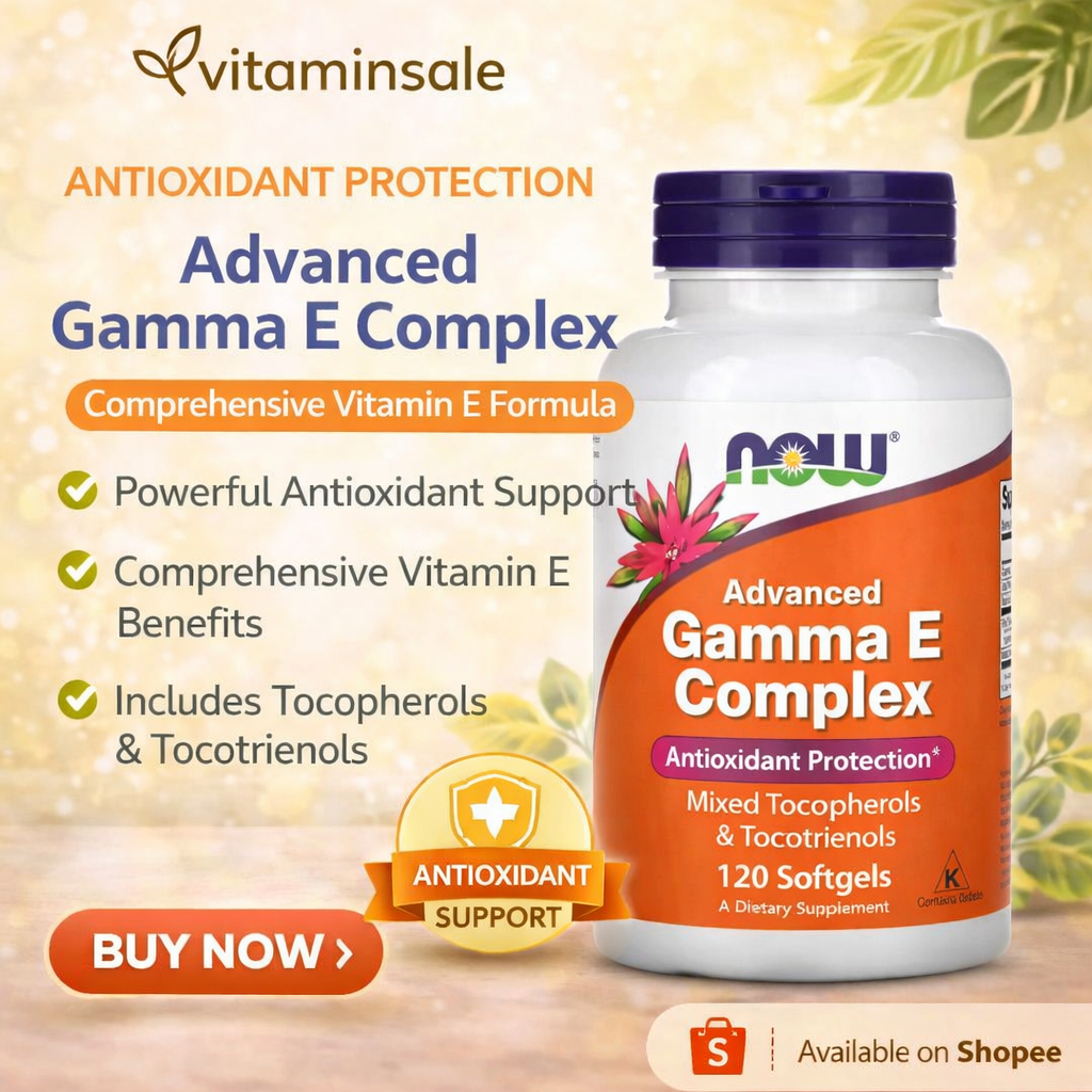 Now Foods, Gamma E Complex, Advanced, 120 Softgels