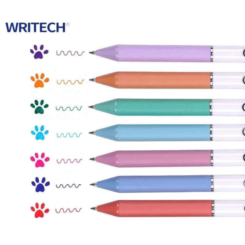 Writech (ไรท์) ปากกาเจล ปากกาสี รุ่น W-0164 ขนาดหัว 0.7 สีตามด้าม