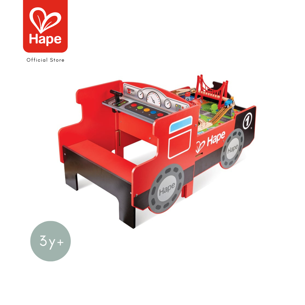 Hape - Ride on Engine Table        โต๊ะรถไฟบังคับ พับเก็บได้        3Y+ รูปที่ 7