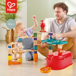 Hape - Quadrilla Stack Track Bucket Set        รางลูกแก้วพร้อมถังเก็บ        4Y+ รูปที่ 2